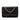 Black Chanel Stitched Caviar and Suede Lady Coco Wallet On Chain Crossbody Bag
