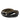 Black Hermès Palladium Plated Swift Triple Wrap Hapi I Bracelet