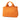 Orange Prada Small Canvas Canapa Logo Satchel
