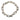 Silver Louis Vuitton Stainless Steel Monogram Chain Bracelet L