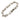 Silver Louis Vuitton Stainless Steel Monogram Chain Bracelet L