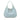 Blue Prada Vitello Daino Shoulder Bag - Designer Revival