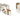 Silver Dior Brass CD Icon Chain Link Necklace