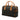 Black Saint Laurent PVC Boston Bag