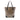 Brown Gucci GG Crystal Vertical Charm Tote