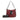 Red Fendi Zucca Canvas Double Flap Mamma Shoulder Bag - Designer Revival