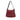 Red Fendi Zucca Canvas Double Flap Mamma Shoulder Bag - Designer Revival