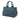 Blue Prada Small Denim Canapa Logo Satchel