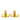 Gold Chanel CC Gold Plated Round Clip On Earrings
