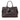 Brown Burberry Medium House Check Trimmed Leather Horn Toggle Tote
