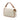 Beige Fendi Zucca Embroidered Canvas Baguette Satchel
