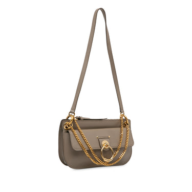 Gray Chloé Mini Tess Shoulder Bag - Designer Revival