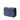 Blue Saint Laurent Small Grain de Poudre Monogram Kate Crossbody