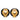 Black Chanel CC Resin and Gold Plated Button Clip On Earrings
