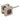 Pink Hermès Palladium Plated Enamel Cage dH Cube Push Back Earrings