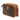Brown Fendi Glazed Fabric Vitello Century FF 1974 Camera Bag