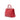 Red Prada Large Saffiano Lux Galleria Double Zip Satchel