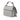Gray Fendi Medium Scalloped Leather Studded Kan I Satchel