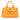 Orange Prada Canvas Canapa Logo Satchel