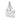 White Prada Vitello Daino Grommet Chain Shoulder Bag