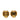 Gold Chanel CC Gold Plated Round Strass Clip On Earrings