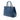 Blue Prada Medium Saffiano Lux Galleria Double Zip Satchel