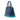 Blue Prada Bicolor Saffiano Lux Promenade Dome Handbag - Designer Revival