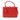 Red Fendi Mini Leather Trunk Attache Case Satchel