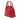 Red Gucci Mini Leather GG Charm Dome Satchel - Designer Revival