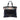 Black Burberry House Check Trimmed Leather Big Crush Convertible Tote Satchel