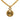 Gold Chanel Gold Plated CC Round Mirror Pendant Necklace - Designer Revival
