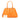 Orange Prada Cinghiale Leather Dome Handbag - Designer Revival