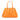 Orange Prada Cinghiale Leather Dome Handbag - Designer Revival