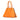 Orange Prada Cinghiale Leather Dome Handbag - Designer Revival