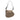 Beige Fendi Zucchino Oyster Shoulder Bag