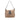 Brown Fendi Zucchino Canvas Double Flap Mamma Shoulder Bag