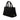 Black Prada Small Canvas Canapa Logo Satchel