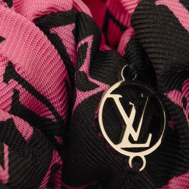 Pink Louis Vuitton Monogram Bee Mindful Chouchou Scrunchie - Designer Revival