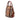 Brown Burberry Small Leather Trimmed House Check Canvas Bridle Orchard Satchel - Designer Revival