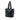 Black Chanel Small Perforated Calfskin Logo Eyelet Bucket Bag