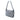 Gray Fendi Zucchino Canvas Baguette Shoulder Bag