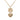 Gold Chanel CC Gold Plated Faux Pearl Flower and Strass Heart Pendant Necklace