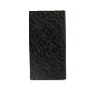 Black Louis Vuitton Taiga Portefeuille Brazza Bi-fold Long Wallet