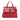 Red Gucci Small Leather Bamboo Daily Satchel