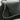 Black Prada Saffiano Card Holder On Chain Crossbody Bag - Designer Revival