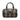 Brown Fendi Pequin Coated Canvas Boston Bag