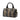 Brown Fendi Pequin Coated Canvas Boston Bag