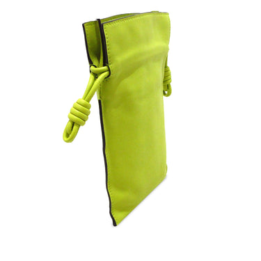 Green Loewe Flamenco Knot Crossbody Bag - Designer Revival