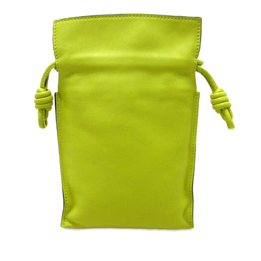 Green Loewe Flamenco Knot Crossbody Bag - Designer Revival