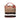 Brown Burberry Medium Mega Check Canvas Ashby Bucket Bag Satchel - Designer Revival